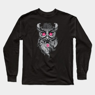 owl red eyes bmth Long Sleeve T-Shirt